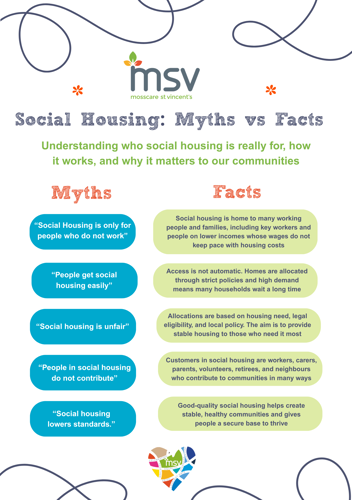 Social Housing Myths vs Facts