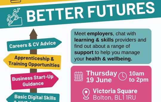 Better skills, better health, better futures at Bolton’s Learning and Skills Fair