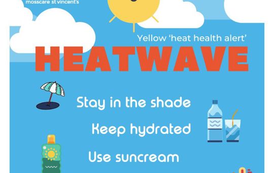 Yellow Heat Health Alert Issued for the North West