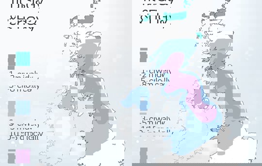Snow and icy weather warnings for Thursday and Friday