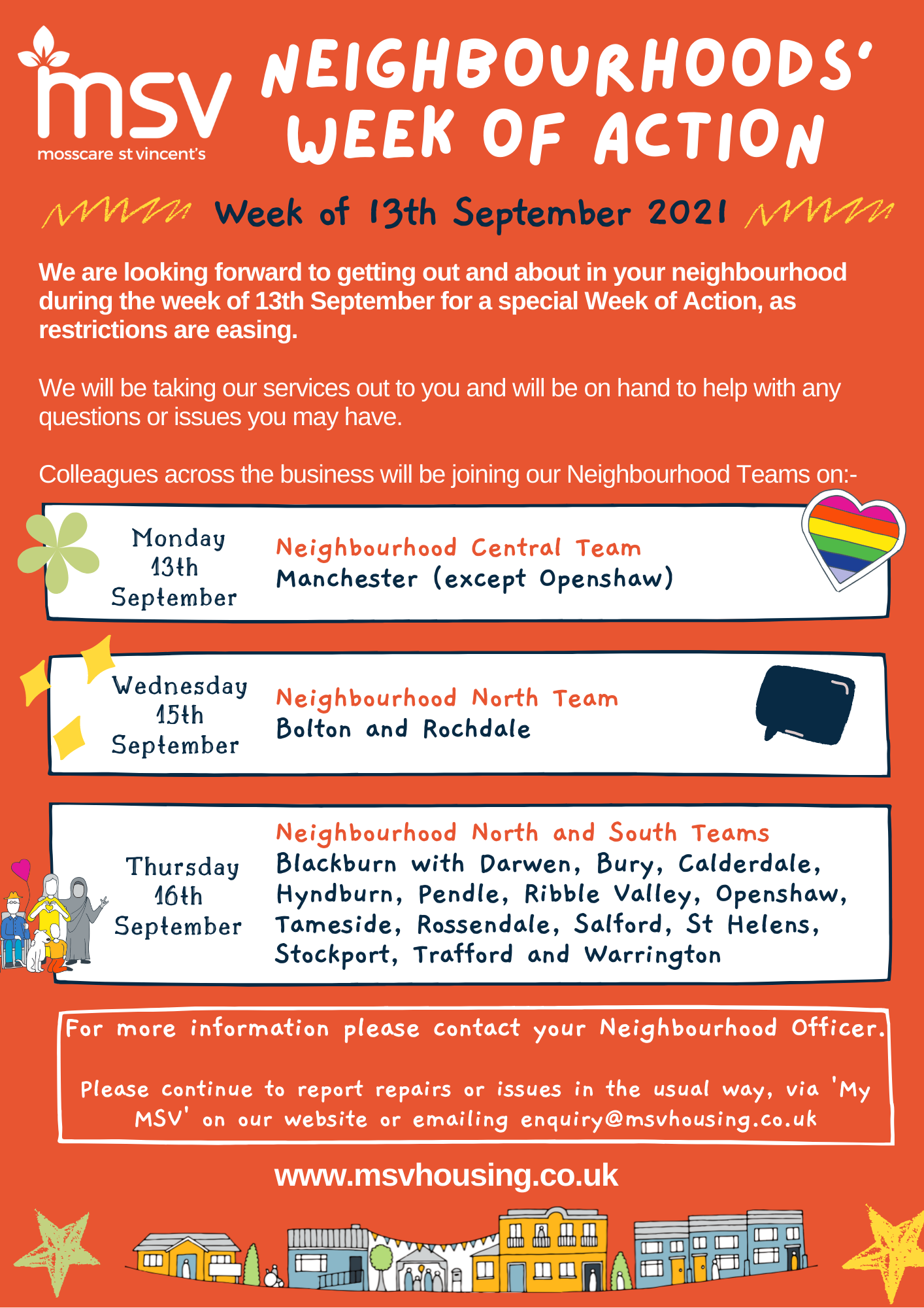 We are back in your neighbourhood!