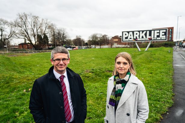 Cllr White with Rachel O’Connor, Development Director at MSV.