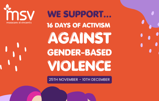 We Support 16 days of Activism Against Gender - Based Violence