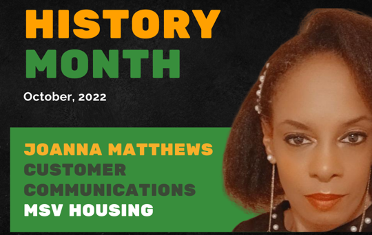 Black History Month: Joanna Matthews Staff Spotlight