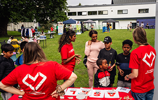 Successful community event at Moss side Park