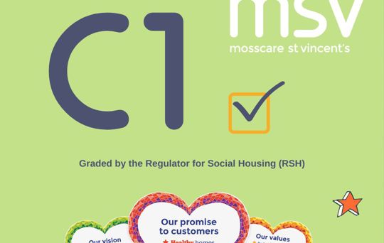MSV regraded to C1 by the Regulator of Social Housing.