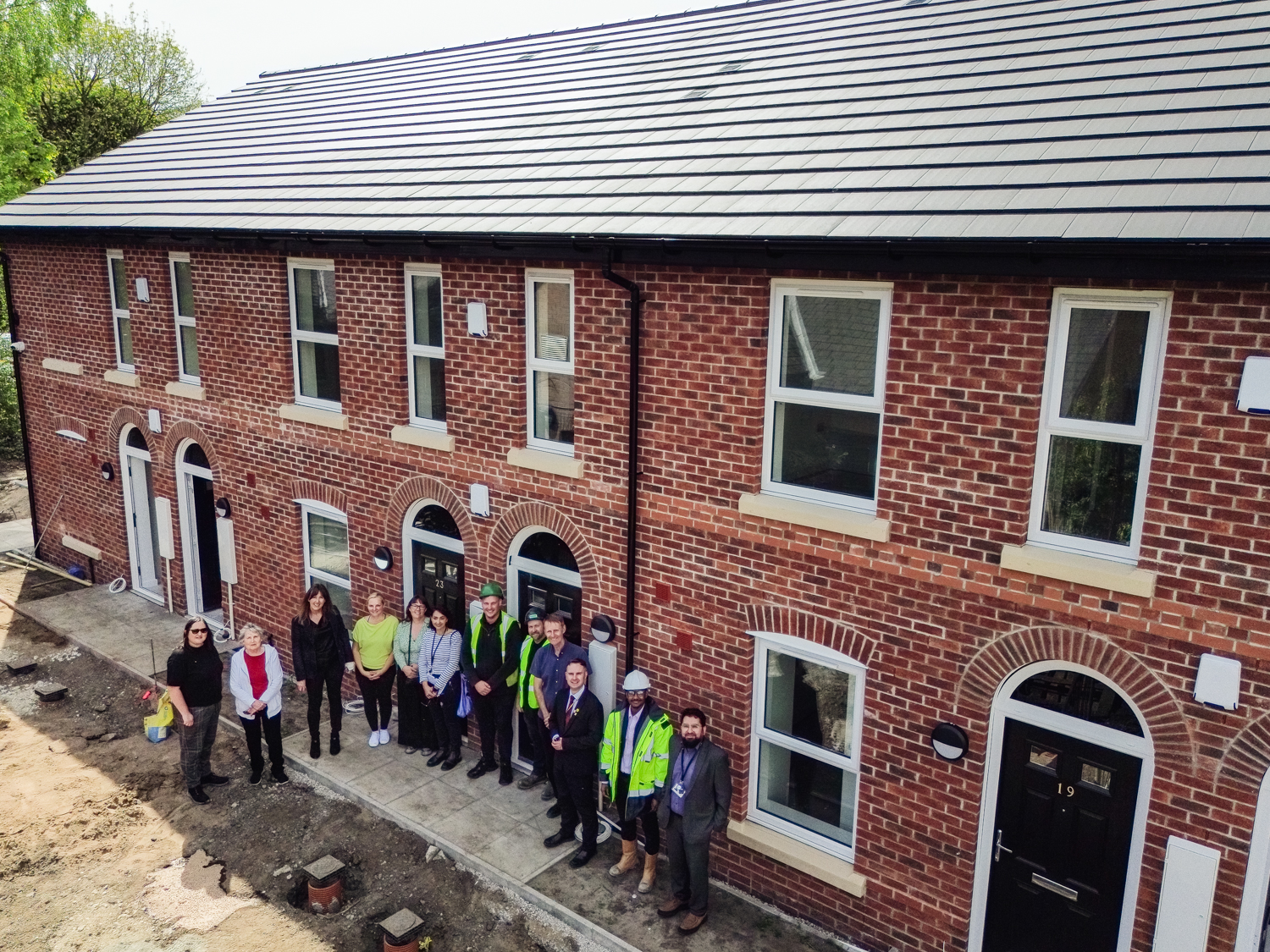 View of Shawe Fold with MSV Colleagues and partners