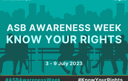 Anti-Social Behaviour Awareness Week - Know Your Rights!