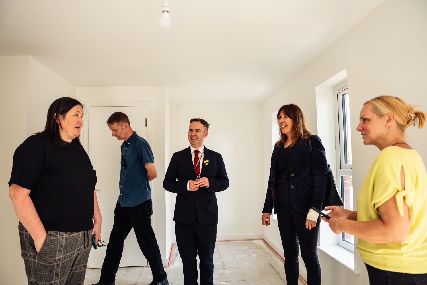 Guests shown around Shawe View in Urmston