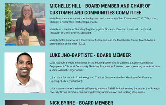 Meet our new Board members