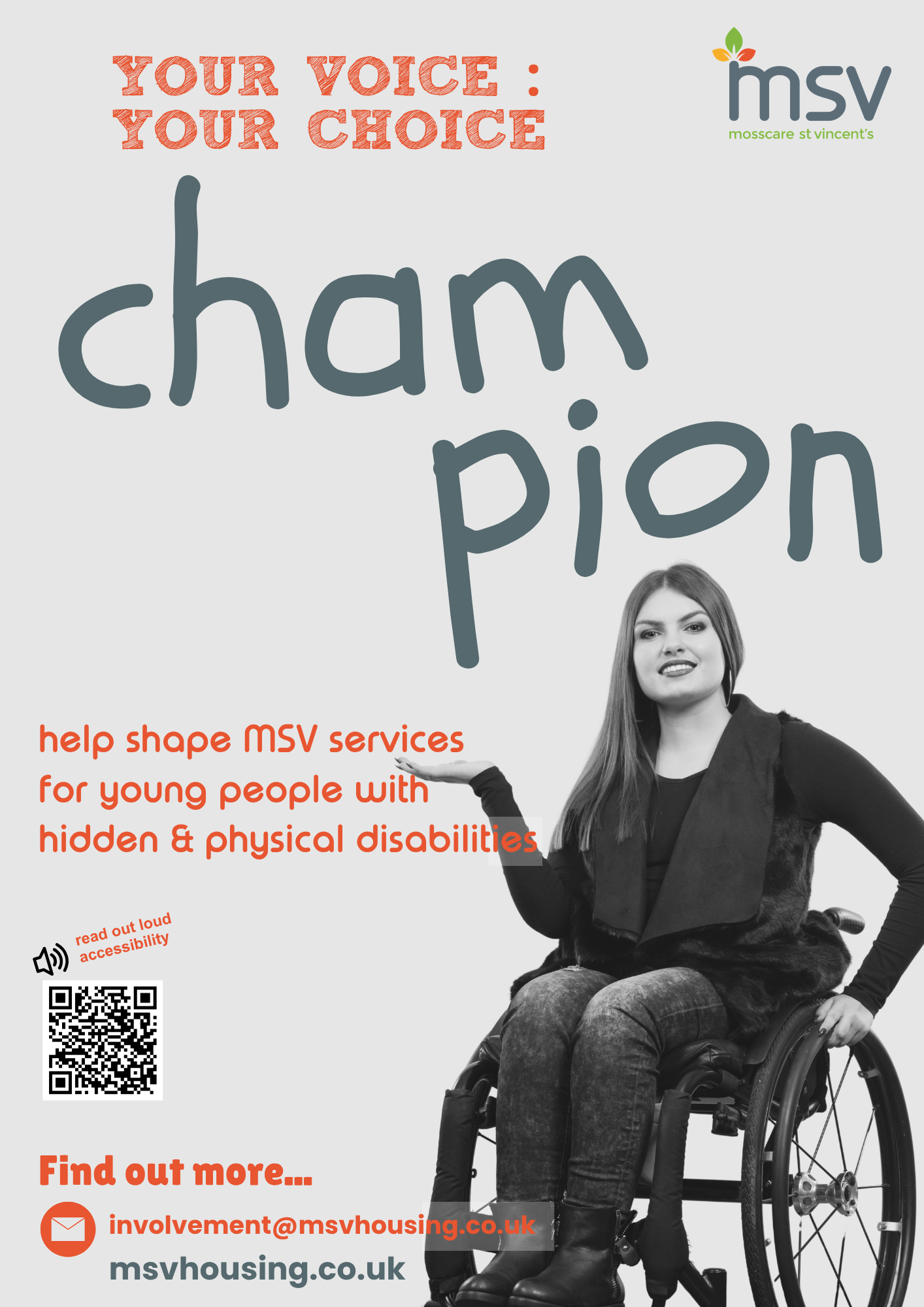 Young customers disabled users