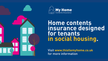 Home contents designed for tenants in social housing Visit thistlemyhome.co.uk for more info