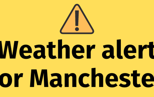 Weather Warning for Manchester