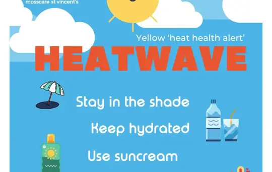 Yellow Heat Health Alert Issued for the North West