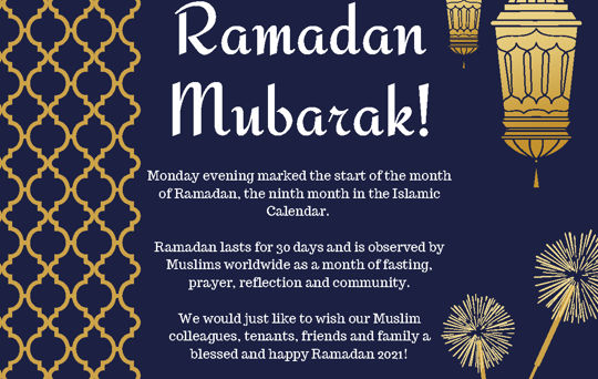 Ramadan Mubarak!