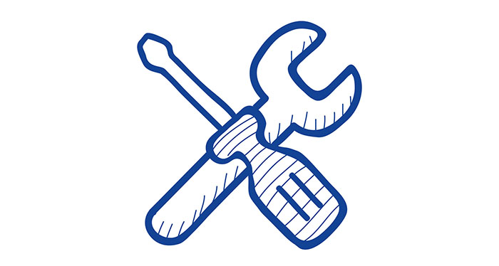 Image of spanner and screwdriver